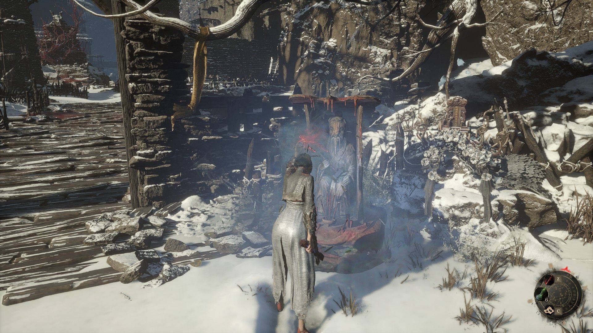 Snowpeak Pass shrine location (image via 505 Games)